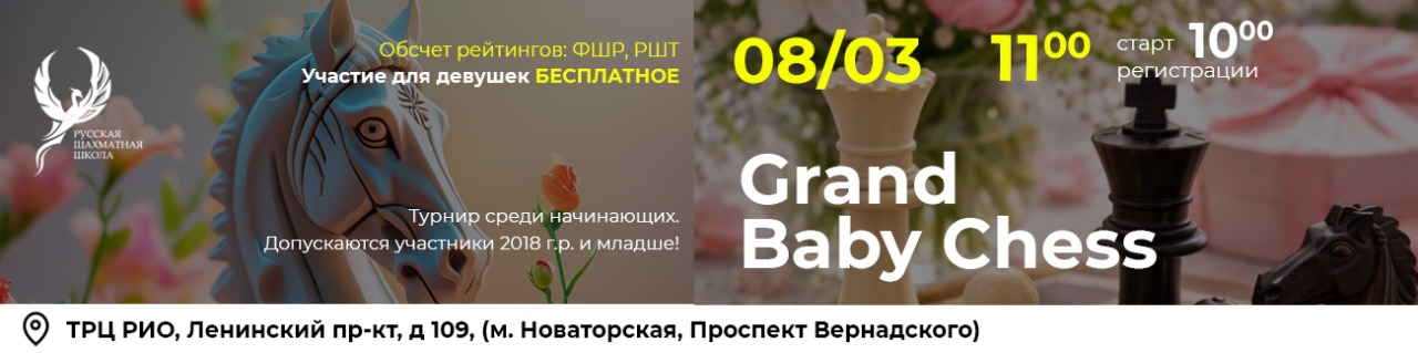 Grand Baby Chess 08 марта 2026 - фотография 1